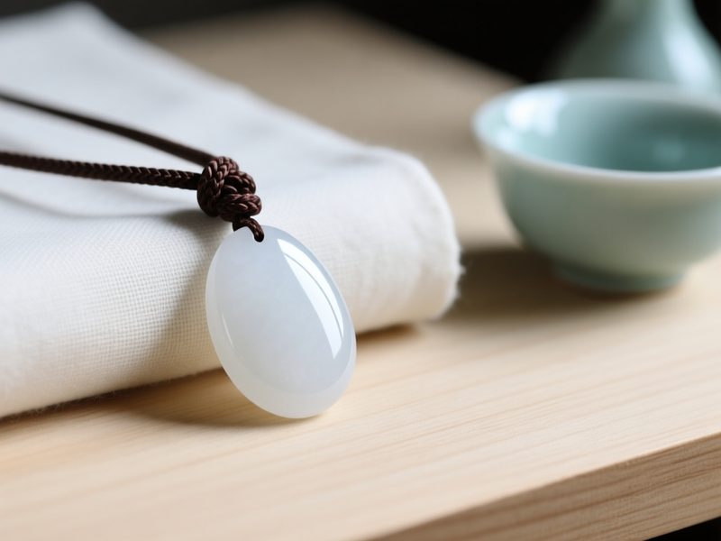一枚好玉坠，挂在不对的绳子上，气质会差一半。挂绳的颜色、粗细与结法，既影响观感，也关系到佩戴安全。